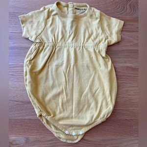 Misha & Puff Soft Yellow Onesie / 18-24M